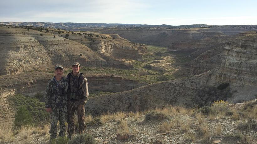 Utah elk hunting scenery in the Book Cliffs
