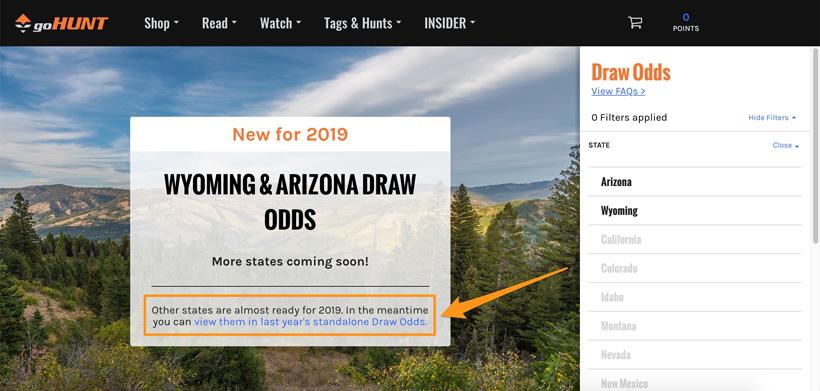 2019 Wyoming And Arizona Draw Odds Now Available - 3d