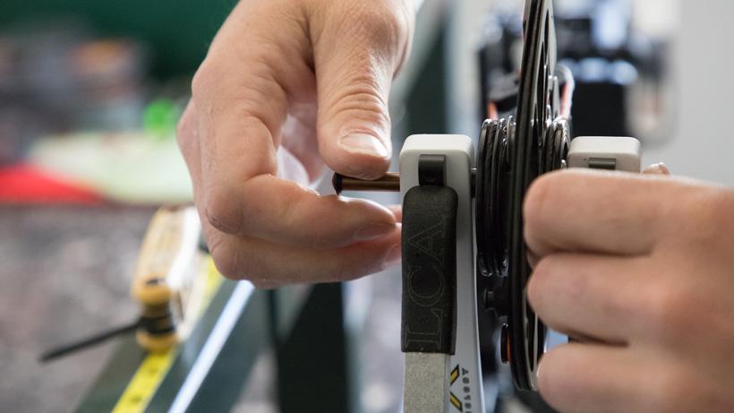 Installing bow cam back on limbs