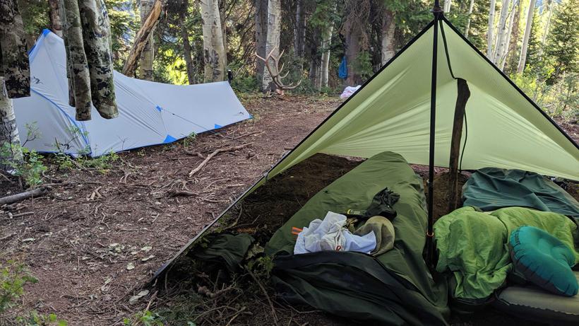 Emergency survival items tarps