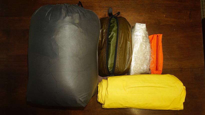 Backpack hunting sleep system