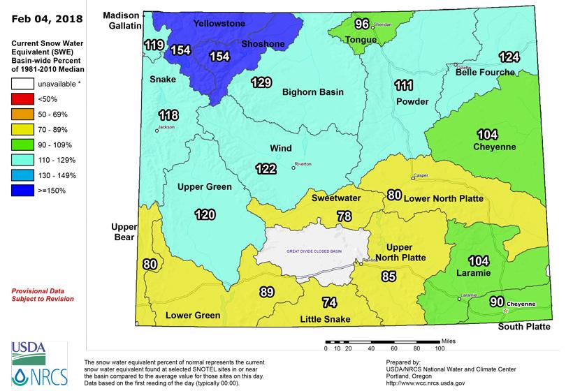 February 2018 snow water equivalent in wyoming_0