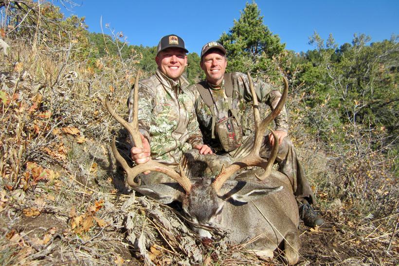 Phil bondurant and friend with his 2016 utah general season buck