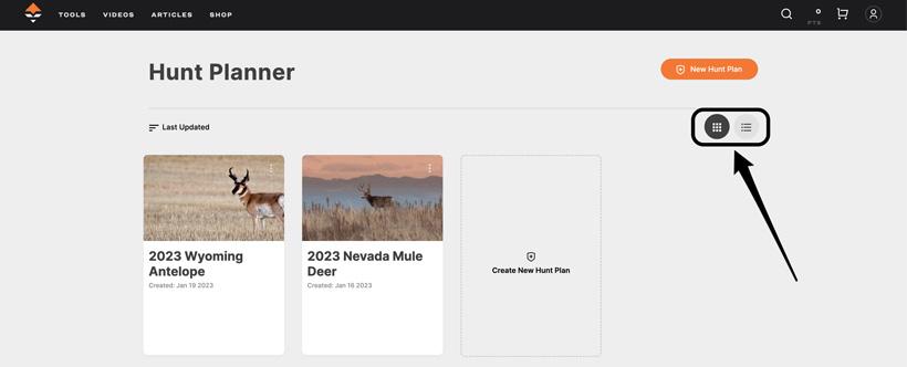 New feature released on Insider — Hunt Planner - 3
