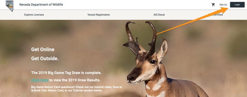 Nevada department of wildlife homepage_0
