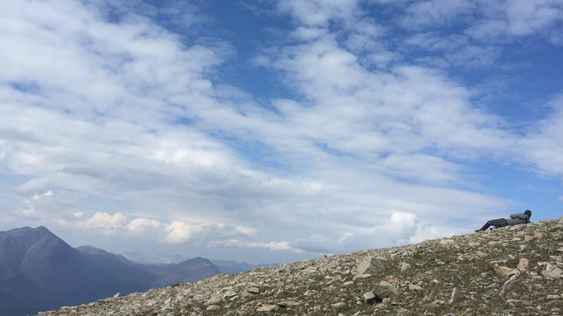 Glassing off a ridge without skylining yourself