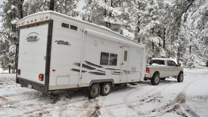 Toy Hauler hunting camp option