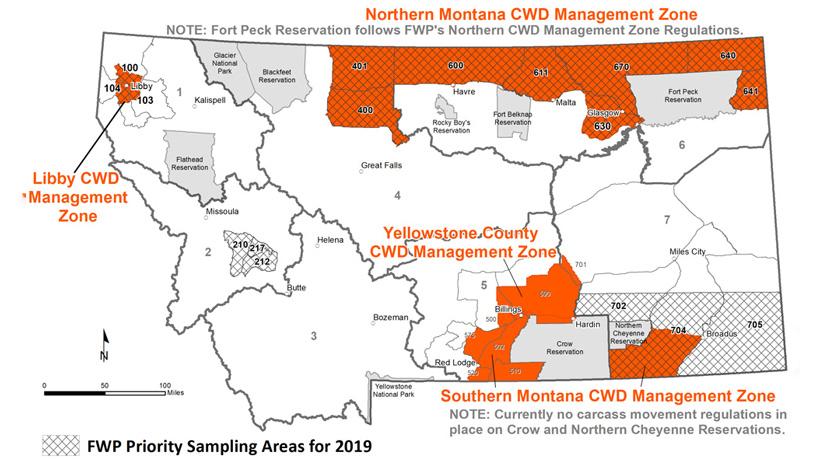 Montana cwd management zones 2019