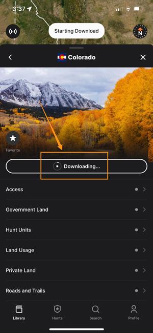 New download flow for layers and offline satellite maps - 3