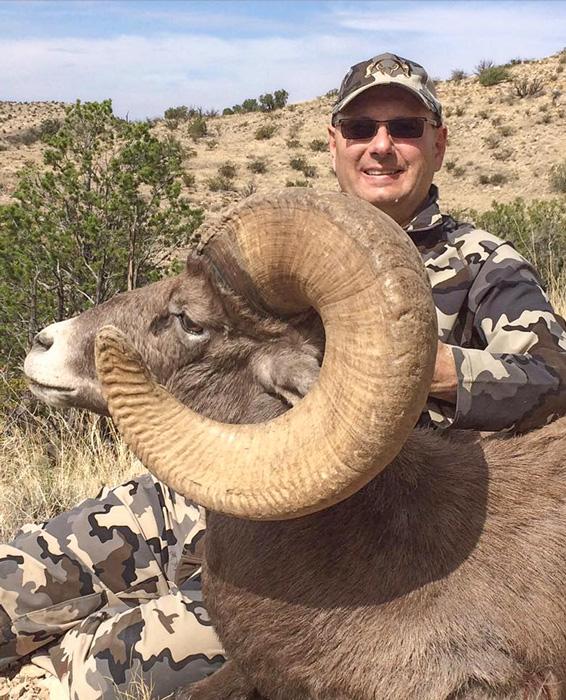 Gary new mexico desert bighorn taken with frontier outfitting