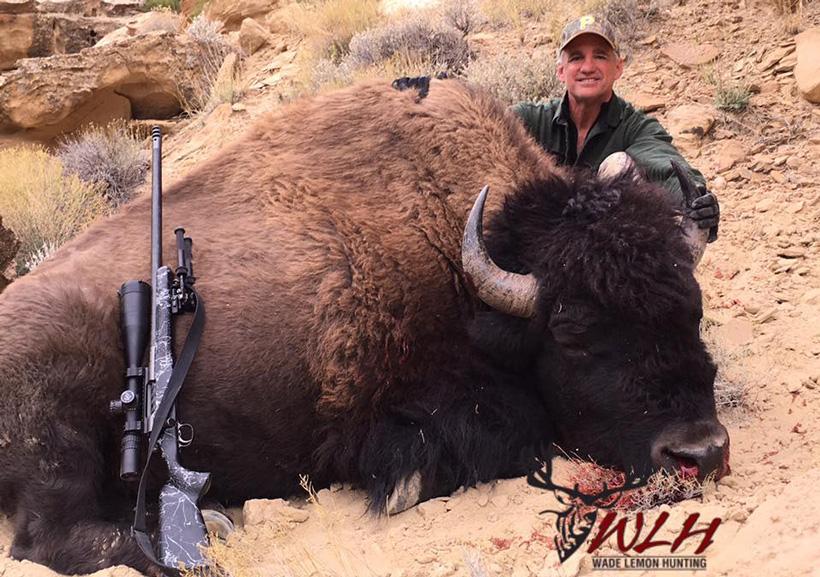 John koster 2016 utah bison taken with wade lemon hunting