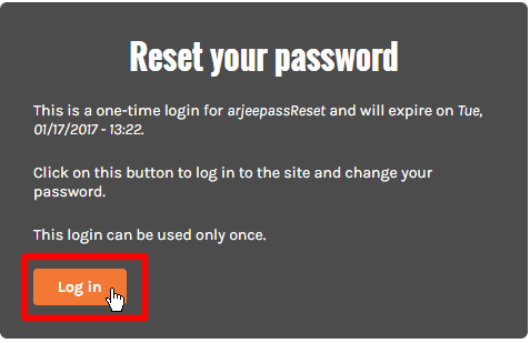 How to reset your password - 3