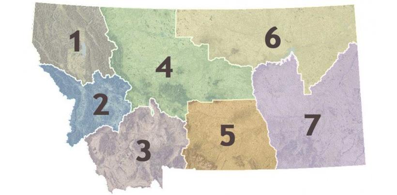 Montana hunting region map_0