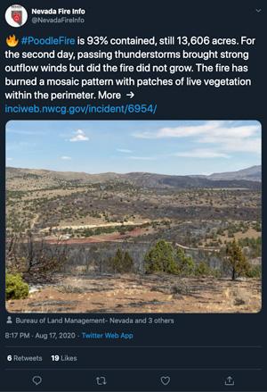 Wildfire twitter pic