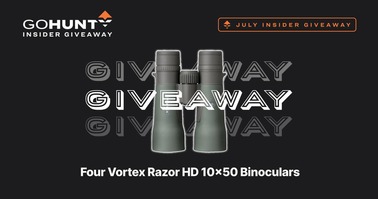 Four Insiders will win Vortex Razor HD 10x50 binoculars this month!