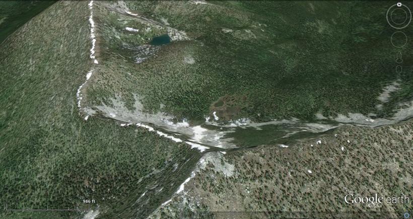 Google earth map image from scouting