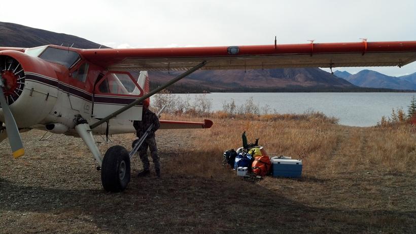 Loading gear in plane