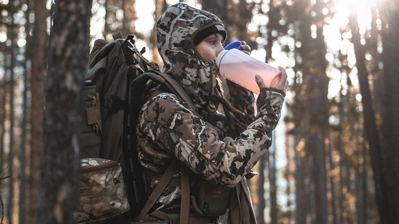 Consuming warrior fuel on hunt 820