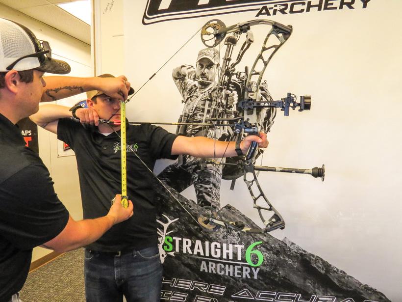 Measuring bow for accurate sight setup