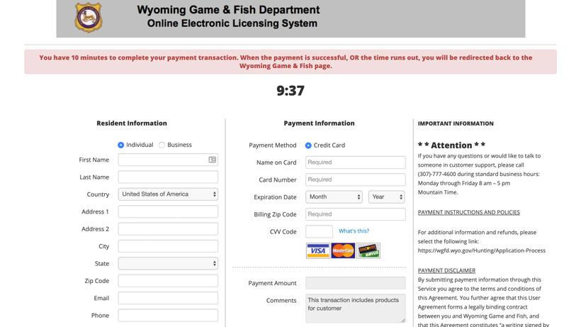 How to purchase Wyoming preference points - 13