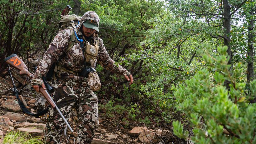 Hiking to a new hunting location