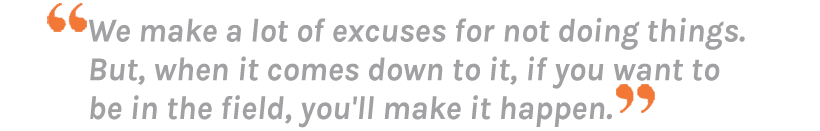 Josh Kirchner quote on making more time for hunting