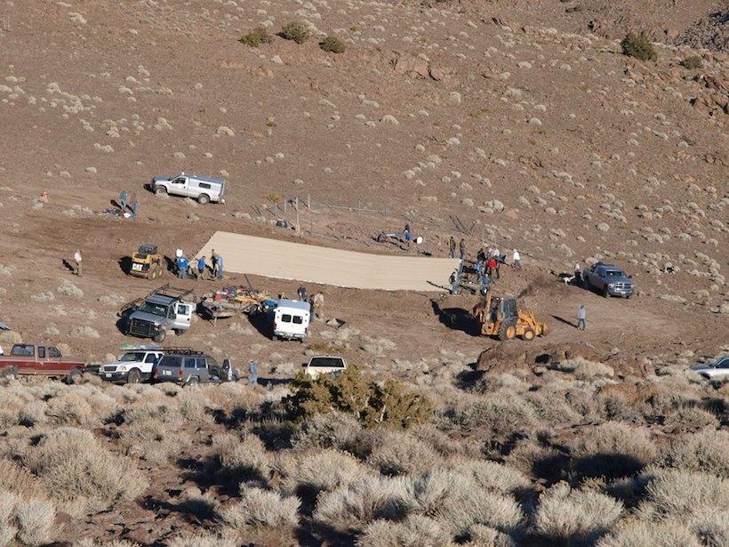 Guzzler setup nevada bighorns