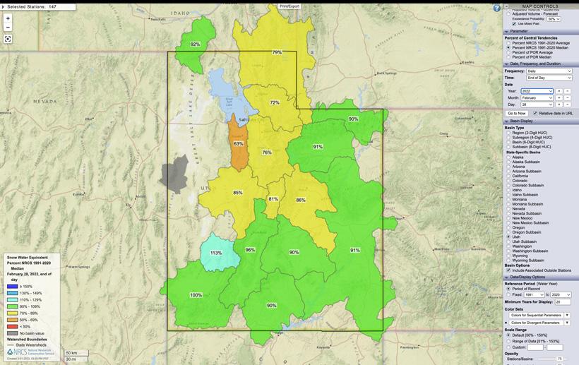 Why drought/snowpack maps are important for hunters - 25