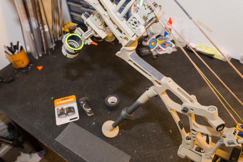 Creating custom bow grips