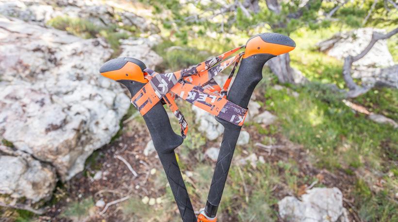 Trekking poles adapted for rifle shooting