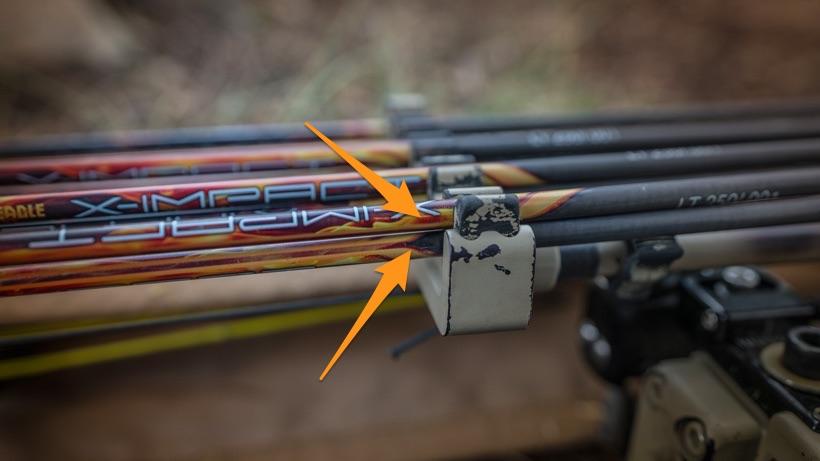 Two arrows in tightspot quiver