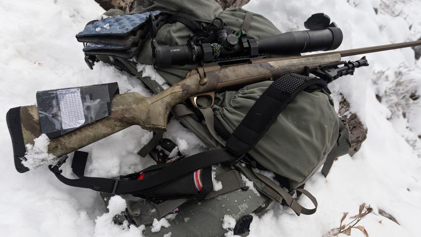 Raised cheek piece after taking wyoming mule deer