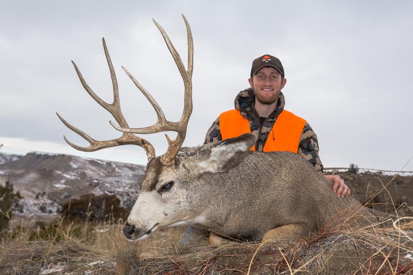 Bryce with his montana mule deer