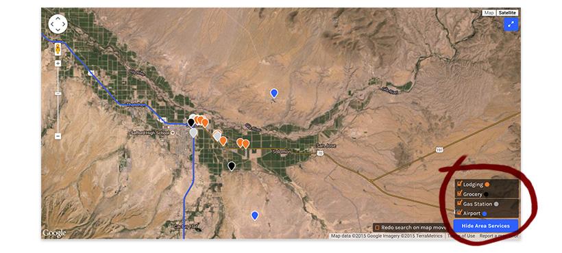 Unit profiles with area services