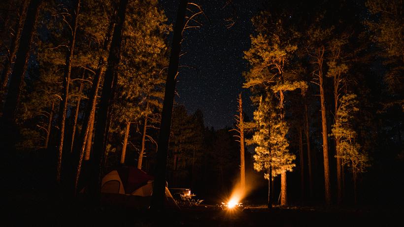 Pic 3 - Camp fire sky