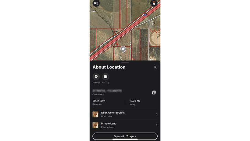 New GOHUNT Maps features and layers - 0