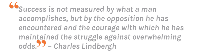 Charles Lindbergh quote