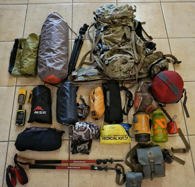 Backcountry elk hunting gear