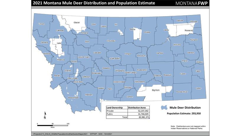 Montana general season mule deer — narrowing down your choices - 2