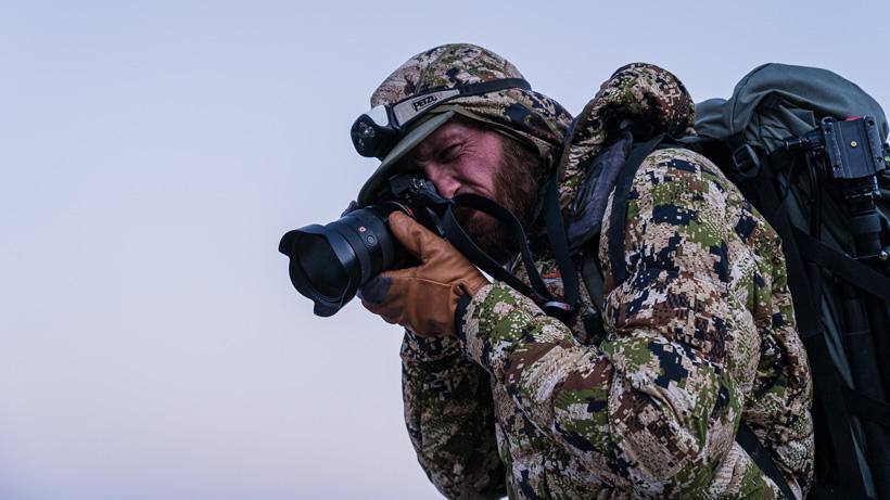 Brady miller wearing kelvin lite down jacket