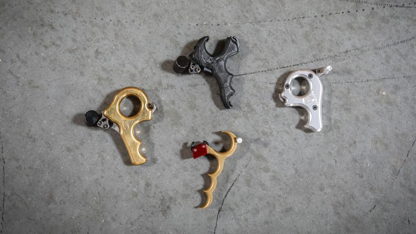 Various back tension archery release aids