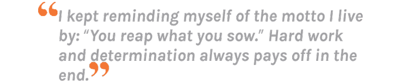 Hunting quote about determination