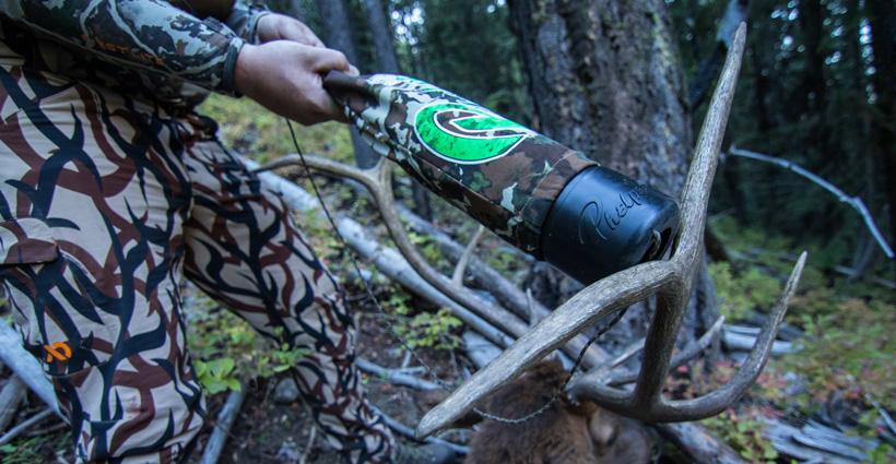 Phelps bugle tube and bull elk