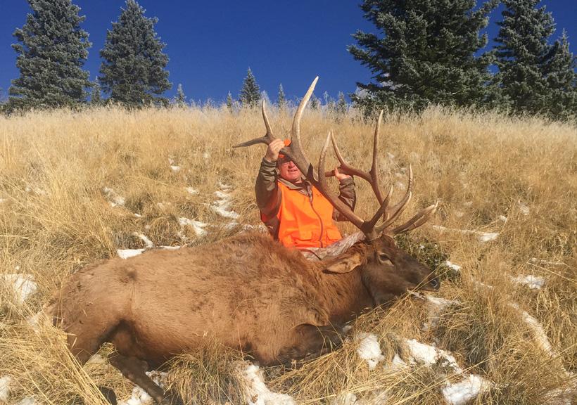Shey cowan with his 2015 colorado bull elk