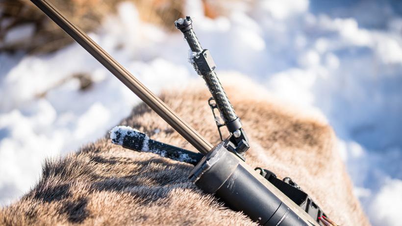 Fluid bipod length when hunting