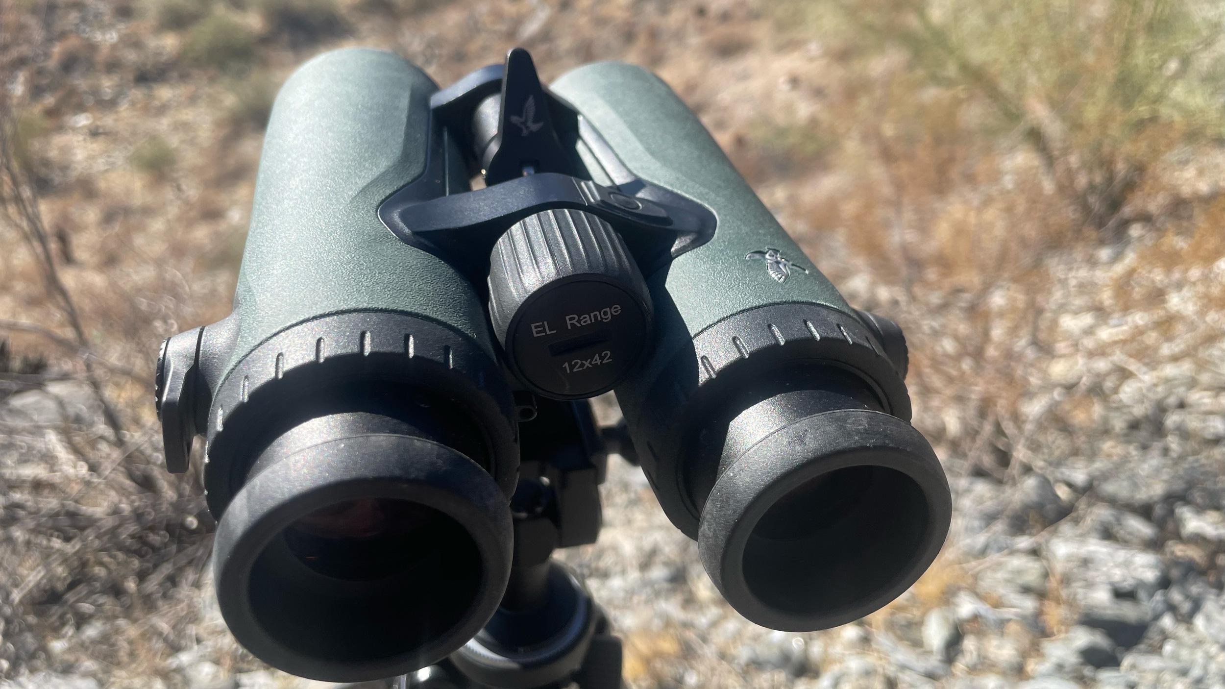Swarovski EL Range 12x42 TA rangefinding binoculars close up