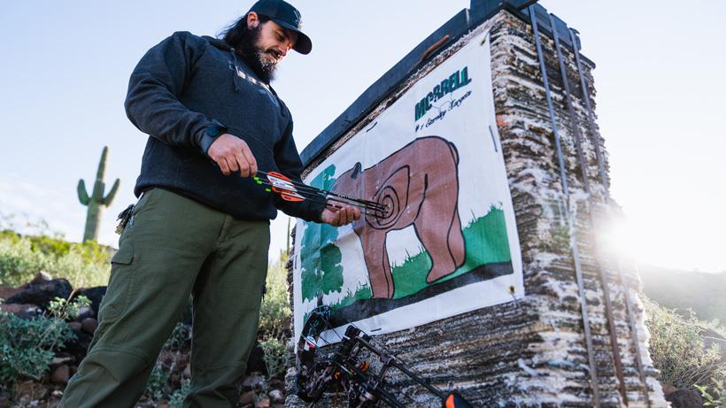 Perfect archery practice