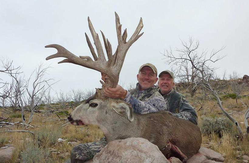 A giant nontypical mule deer that greg krogh guided