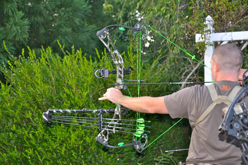 Archery practice before the hunt