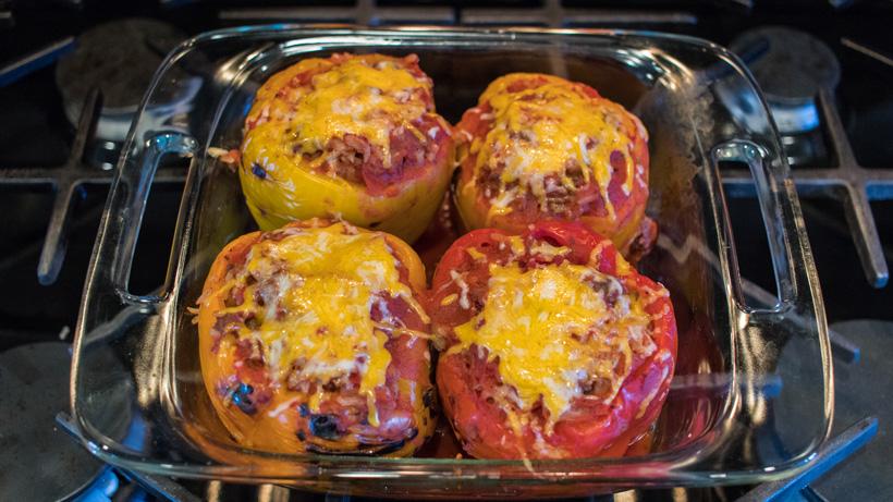 Fire roasted stuffed peppers6